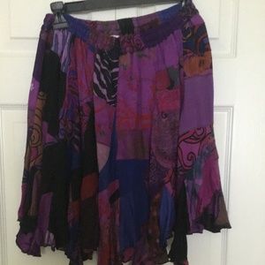 Purple Gypsy Skirt